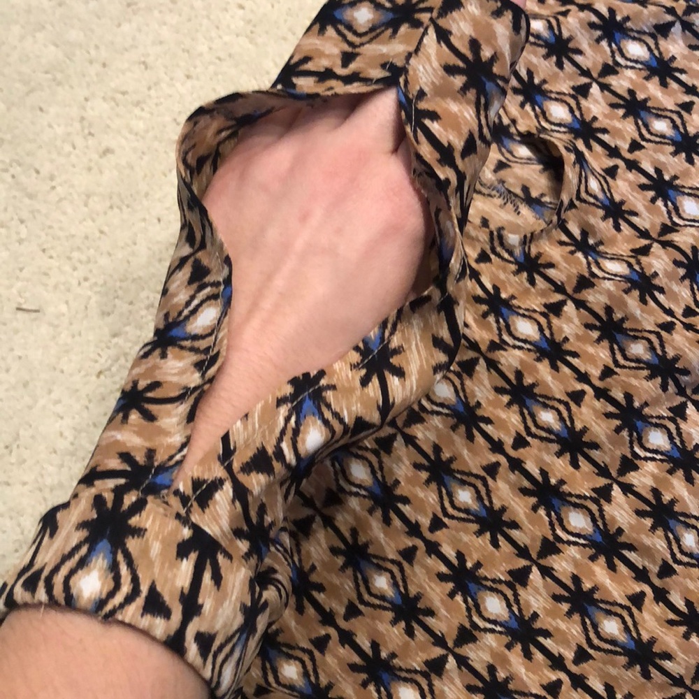 Cold-shoulder patterned blouse - Picture 4 of 4